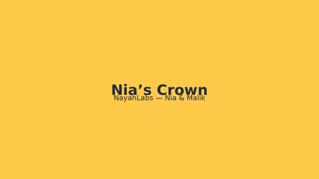 Nia's Crown book cover